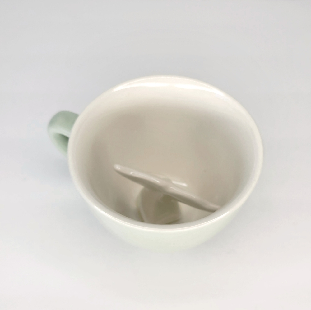 Whale Tale Fin Creature Cup Coffee Mug Sea Creature Cool Grey